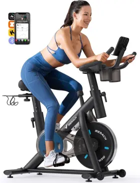 Mr-s26b2 Merach S26 Pro Exercise Magnetic Stationary Bike Low Noise Indoor Cycling #2