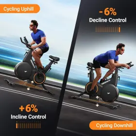 Mr-s28 Merach Smart Magnetic Stationary Exercise Bike For Home Weight Loss Bluetooth #2