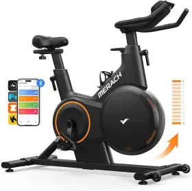 Mr-s28 Merach Smart Magnetic Stationary Exercise Bike For Home Weight Loss Bluetooth