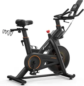 Mr-s29b1-us Merach Magnetic Exercise Bike Indoor Cycling With Self-developed App 350