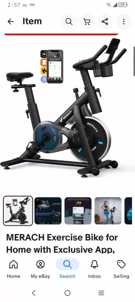 Mrs08 Merach Exercise Bike Prf