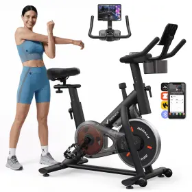 Merach S26r1 Stationary Exercise Bike Indoor Cycling With 330lbs Weight Capacity Home Cardio