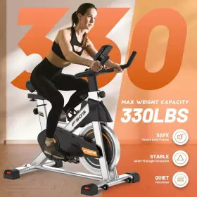 Mggdys 744110219432 Exercise Bike Stationary Bikes For Home Indoor Cycling Cycle With Dig #2