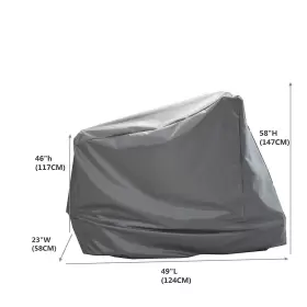 Mini Lustrous 666354857303 Exercise Bike Cover Indoor Cycling Stationary Fitne #2