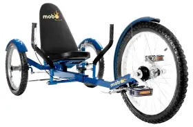 Mobo 818997003511 Cruiser Triton Pro Adult Recumbent Trike. Pedal 3-wheel Bicycle. 16 Inches. A