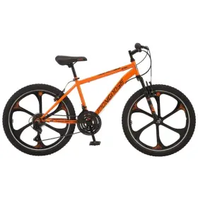 145837302 Mongoose Alert Mag Wheel Mountain Bike 24-inch Wheels 7 Speeds Orange