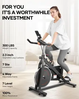 Db-thzp101 Naipo Bicicleta Est Tica Para Hacer Ejercicio En Casa Adultos Con Pantalla Lcd Barata #2