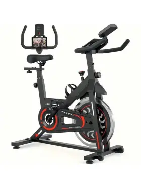 Nancheer 629722851570 Exercise Bike Stationary Bikes For Home With Lcd Monitor/ipad Mount Silent