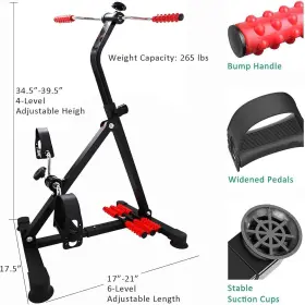 Sxz-010 Nisdokr Pedal Exerciser Bike Hand Arm Leg And Knee Peddler Adjustable Fitness Equipment #2