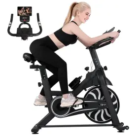 Panana 710917970432 Exercise Bike Indoor Cycling Cycle Stationary For Home Gym Use With Sile