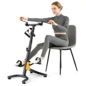 Pedal Exerciser Adjustable Handgrip Seniors-yellow - Color Yel 197867704001 With For