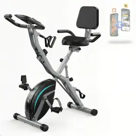 Pleny 860013664503 Folding Exercise Bike 5 In 1 Stationary Bikes For Home 6.6 Lbs Flywhee