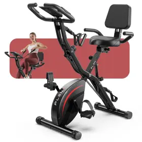 Pleny 860013664510 Folding Exercise Bike 5 In 1 Stationary Bikes For Home 6.6 Lbs Flywheel 330
