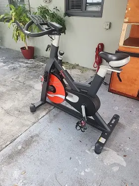 25blue Pooboo Magnetic Resistance Indoor Cycling Bike Stationary Exercise Workout #2