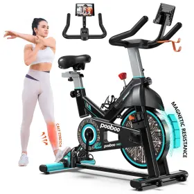 Pooboo 412792356816 Magnetic Resistance Indoor Cycling Bike Belt Drive Exercise