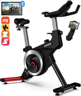 Best-718 Pooboo Fitness Exercise Bike Indoor Cycling Stationary Bicycle Home Cardio Workout