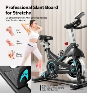 D518 Pooboo Indoor Stationary Exercise Bikes Home Cardio Workout Bicycle Machine Cycling #2