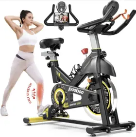 D525km Pooboo Indoor Cycle - Adjustable Magnetic Exercise Bike