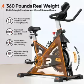 D525lm02 Pooboo D525lm02&m03 Pro Cycling Bike Stationary Indoor Exercise Home Cardio Workout #2