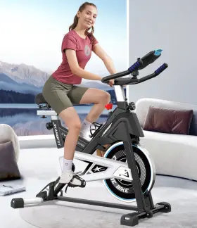 D626m1 Pooboo Home Exercise Bike Quiet Stationary Fitness Bicycle Cardio Workout Fullbody #2