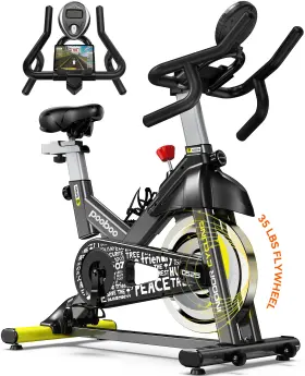 P-525o Pooboo Indoor Exercise Bike Workout Magnetic Stationary Fitness Cycling