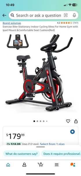 Po-d518 Pooboo Indoor Cycling Bike Stationary Exercise Home Fitness Cardio Workout