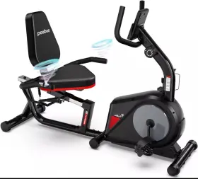 Po-w73 Pooboo Indoor Stationary Recumbent Exercise Bike Bicycle Cycling Fitness Workout