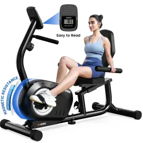 W258m3 Pooboo Recumbent Exercise Bikes Stationary Bicycle Cardio Equipment Indoor Cycling