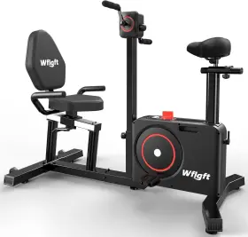 W383 Pooboo Home Recumbent Exercise Bike Dual Mode Sit And Upright With Arm Leg Exerciser