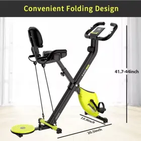 X-630-po Pooboo Indoor Exercise Bike Magnetic Resistance Cardio Cycling Machine Stationary #3