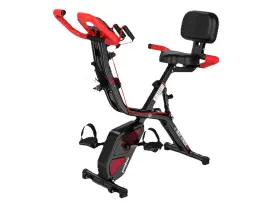 X-81912 Pooboo Indoor Exercise Bike Stationary Foldable Cycling Bicycle Cardio Fitness