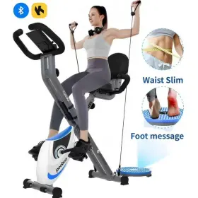 X529m1 Pooboo Brand New 4-in-1 Folding Magnetic Exercise Bike-stationary Indoor Cycling