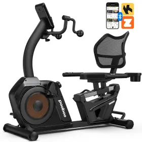 Ziw216 Pooboo Indoor Recumbent Bike Dual Motion Arm Leg Exercisers For Senior Home Training