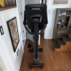Precor Ubk635 Upright Exercise Bike Adjustable Seat Black. Is 2 1/2 Months Old