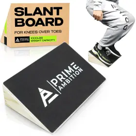 Pa-9862 Prime Ambition Premium Knees Over Toes Slant Board For Calf Stretching - Athletic Performanc