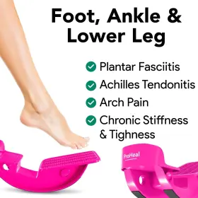 Proheal 708176145753 Pink Plantar Fasciitis Relief Foot Rocker - Calf Stretcher With Spiked Ball M #3