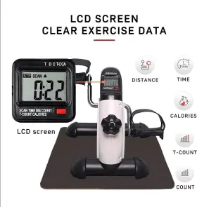 Proiron 942590027569 Pedal Exerciser Small Exercise Bike With Digital Display Sit Down Unde #3