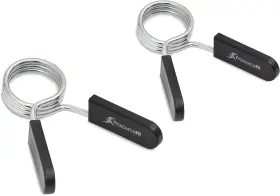 Ps-1229-bsc Prosourcefit Olympic Barbell Spring Clip Collar 2-inch Pair With Easy-grip