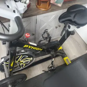 S2-ca005 Pyhigh Stationary Exercise Bike For Home Indoor Cycling Bikes Workout Gym Fit