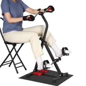 Reaqer 631851923202 Pedal Exerciser Bike Hand Arm Leg And Knee Stroke Recovery Equipment F