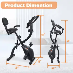 Eb501 Relife Indoor Exercise Bike 3 In 1 Stationary Cycling Bicycle Cardio Fitness #3