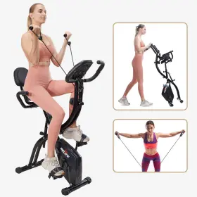 Eb501 Relife Indoor Exercise Bike 3 In 1 Stationary Cycling Bicycle Cardio Fitness