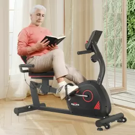 Ebr002 Relife Premium Magnetic Recumbent Bike Fitness Stationary Bicycle Cardio Workout Indoor #2