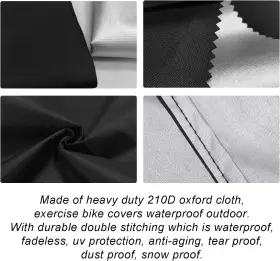 Riayooe 445028444420 Exercise Bike Cover For Peloton Stationary Upright Indoor Cycling Protectiv #3