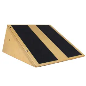 Rolyan 885914009031 Economy Calf Stretcher Wooden Elevated Slant Board With Non-skid Pads
