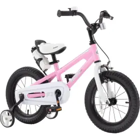 B01gq05nfy Royalbaby Kids Bike 12 Inch Girls Freestyle With Training Wheels Ages 3-4 Pink