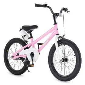 B01gq05pti Royalbaby Freestyle Kids Bike Girls 18 Inch Bmx Bicycle With Kickstand Pink Ages 5-8