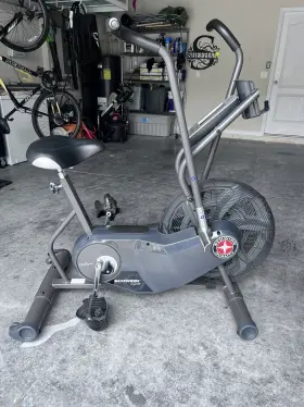 100250 Schwinn Airdyne Ad6 Upright Exercise Cycle - Black