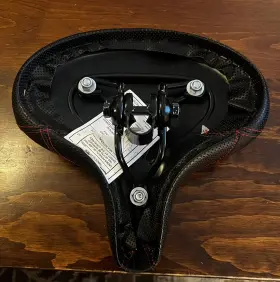 Fitness170 Schwinn Fitness 170 Exercise Bike Replacement Seat Black With Red Stitching
