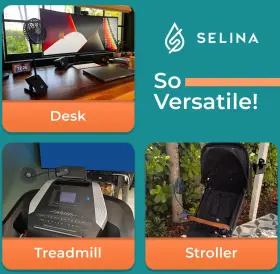 Selina 060666691412 Rechargeable Clip-on Fan For Peloton Bike And Portable Us #3
